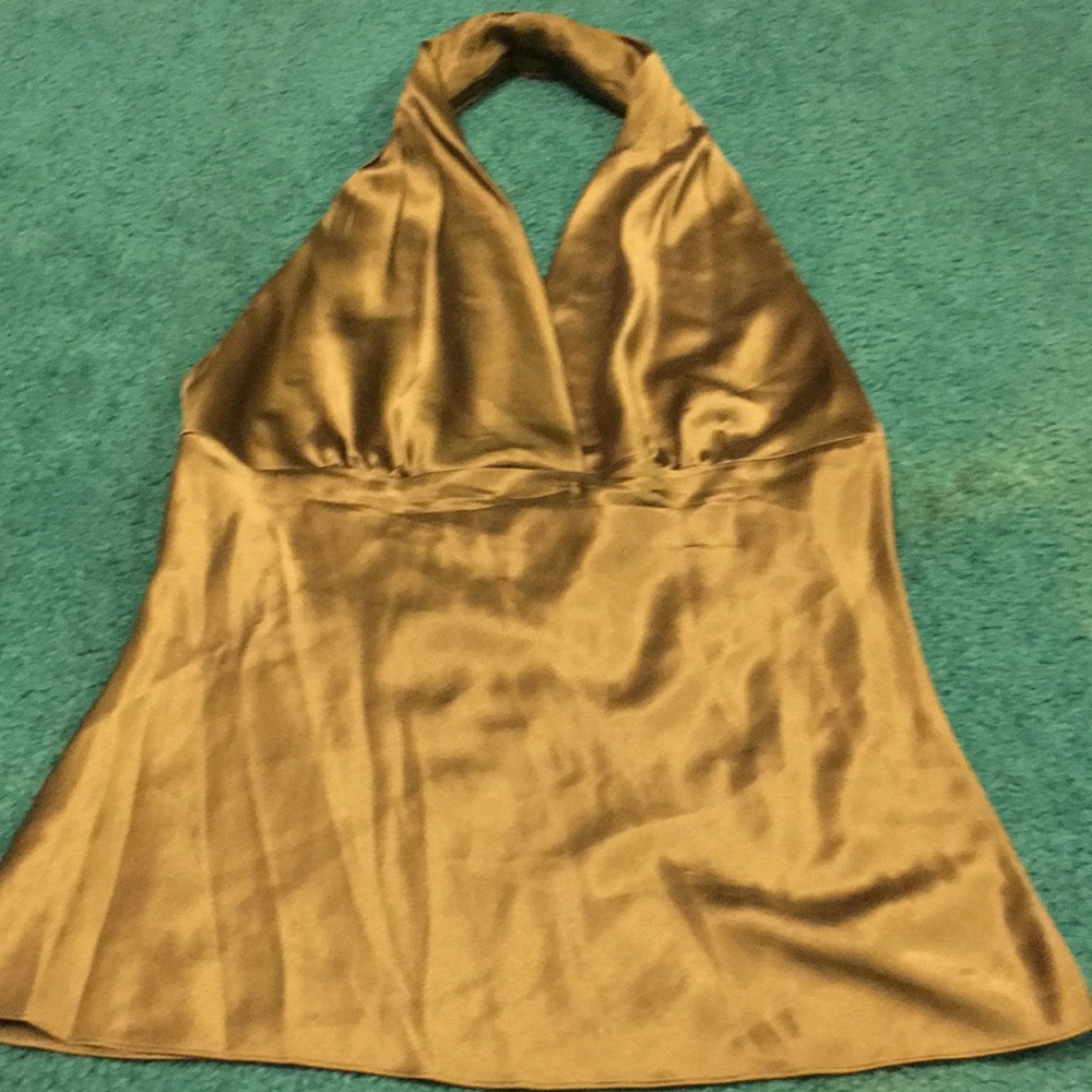 Express Bronze Silk Halter